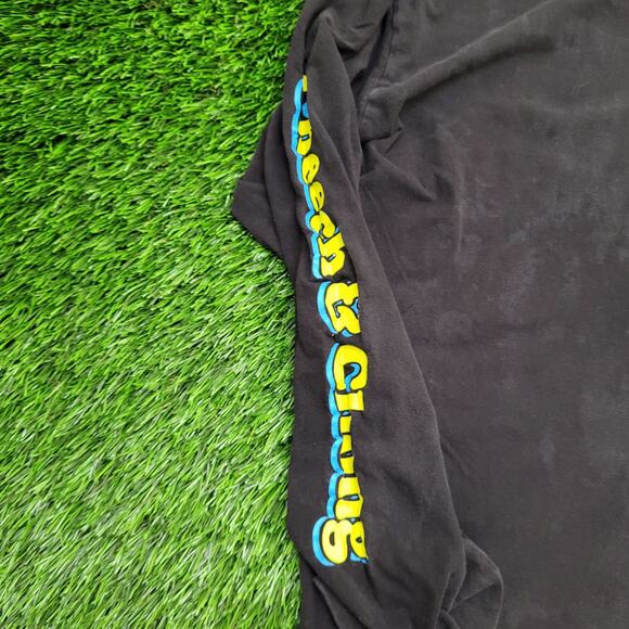 Cheech-&-Chong Shirt Womens Large 21x25 Black - Picture 4 of 14